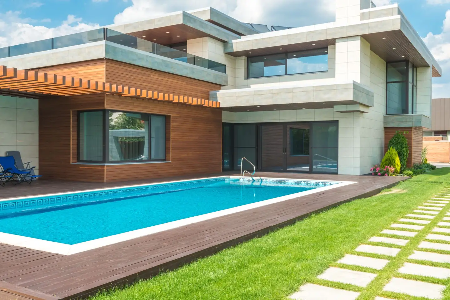Swimming pool built in Melrose Park, NSW